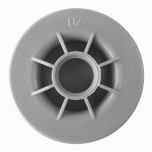 Hjul til underkurv i opvasker fra  Bauknecht, Whirlpool og andre mærker.